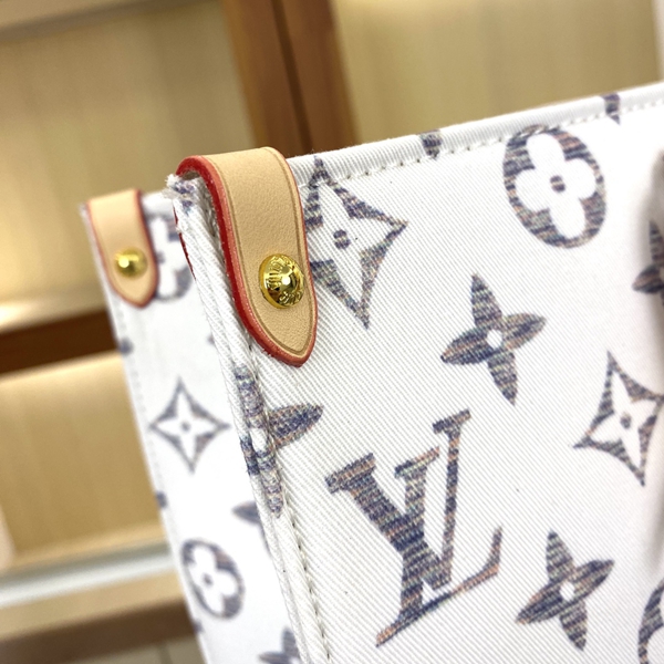 ルイヴィトンバッグ角部分ディテール